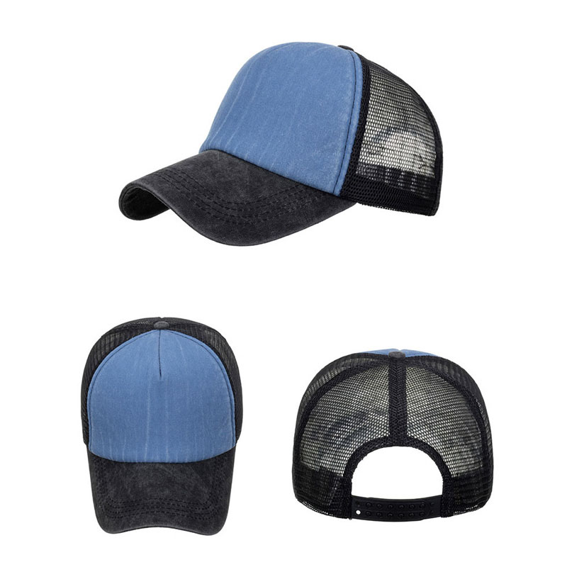 5 paneelia baseball mesh hattu